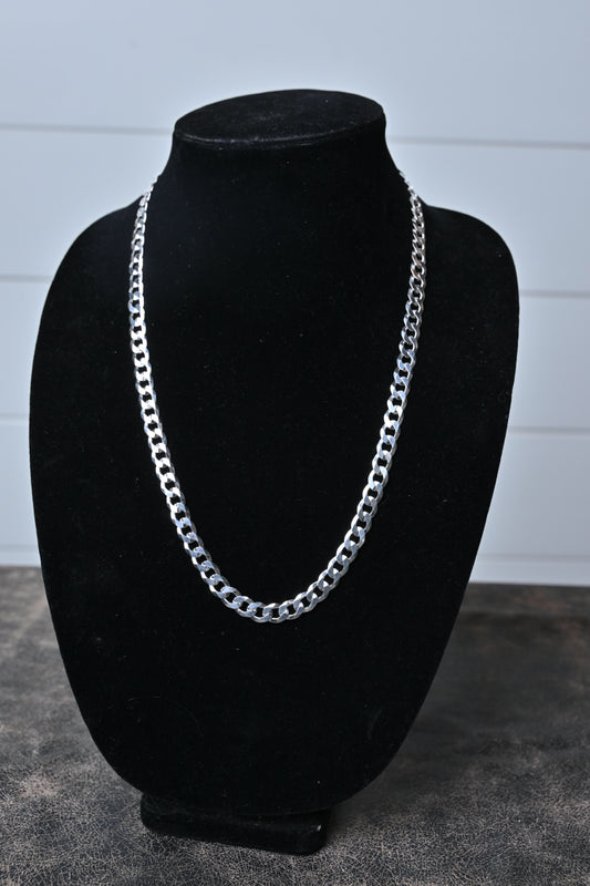 classic sterling silver chain for men