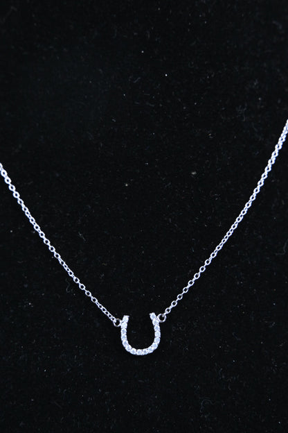 Sterling Silver Horseshoe Necklace
