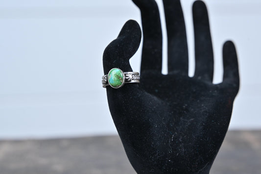 Adjustable Sonoran Turquoise Ring – Sterling Silver