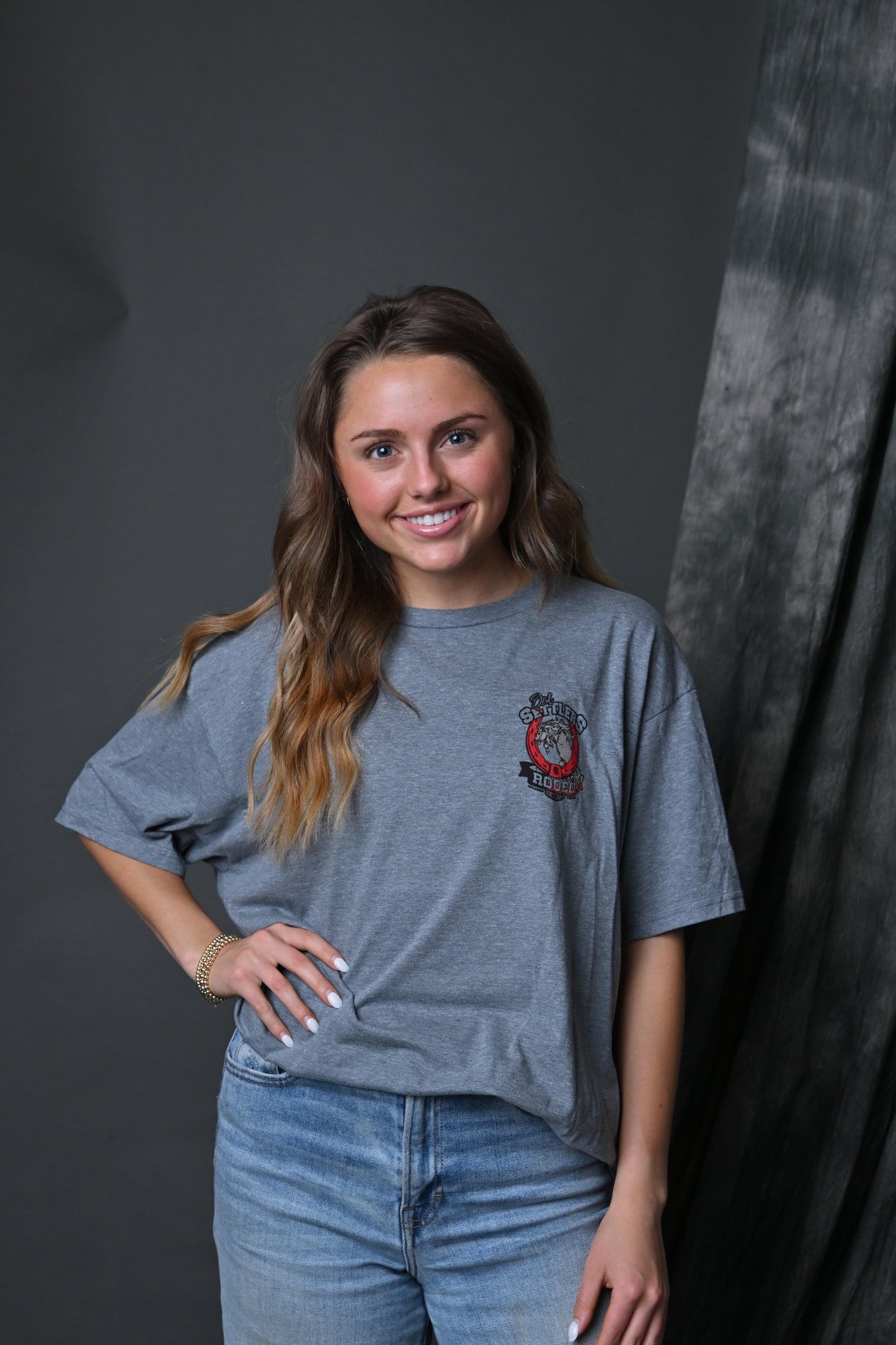 Old Settlers Rodeo T-Shirt Heather Gray