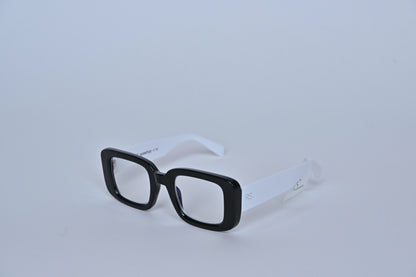 RS Eyeshop Black & White Reader Glasses – Stylish Reading Glasses