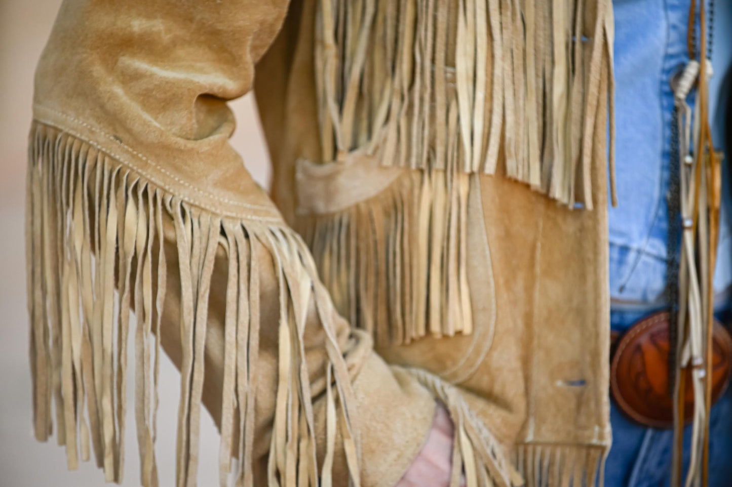 THE ELSA CAMEL SUEDE JACKET