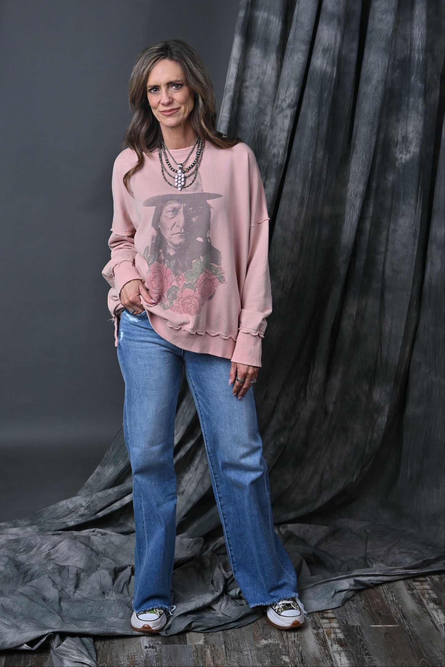 Native American Print Sweatshirt