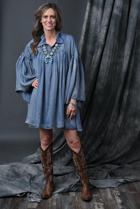 Pleated Together Tunic OS