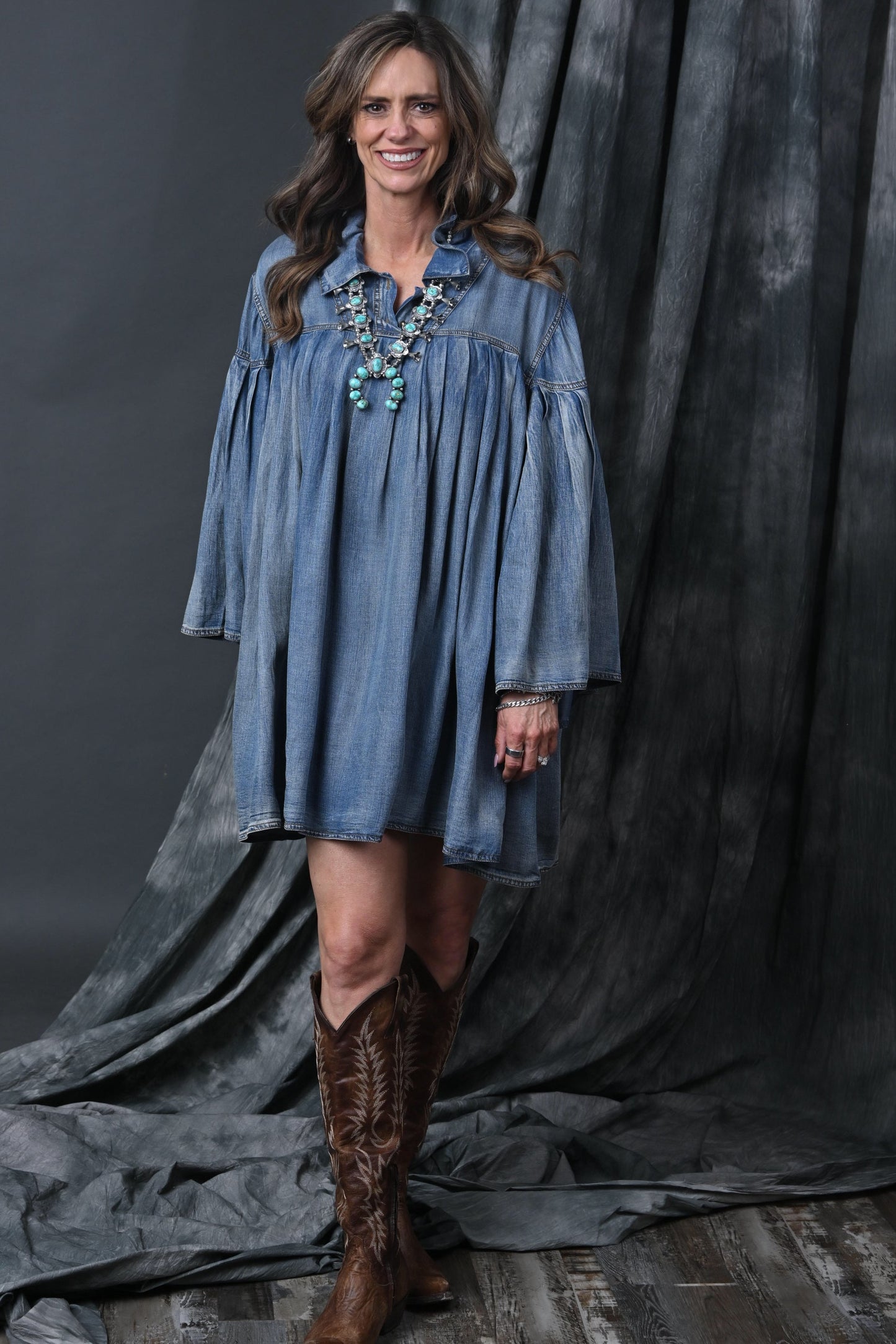 Pleated Together Tunic OS