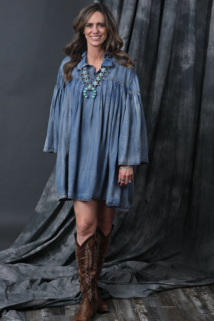 Pleated Together Tunic OS