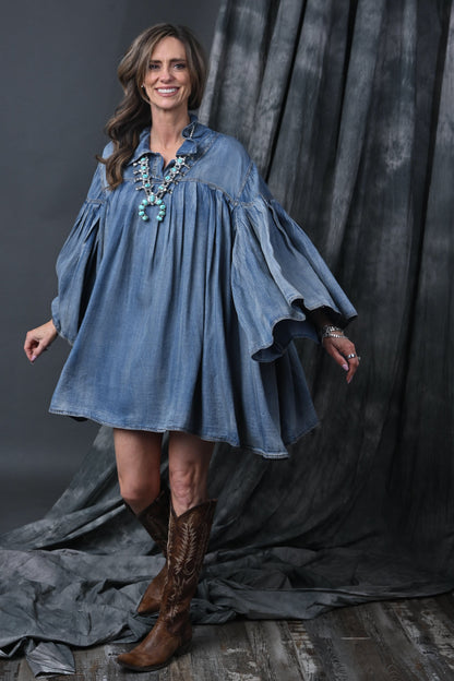 Pleated Together Tunic OS