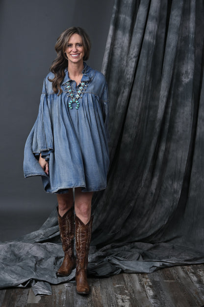 Pleated Together Tunic OS