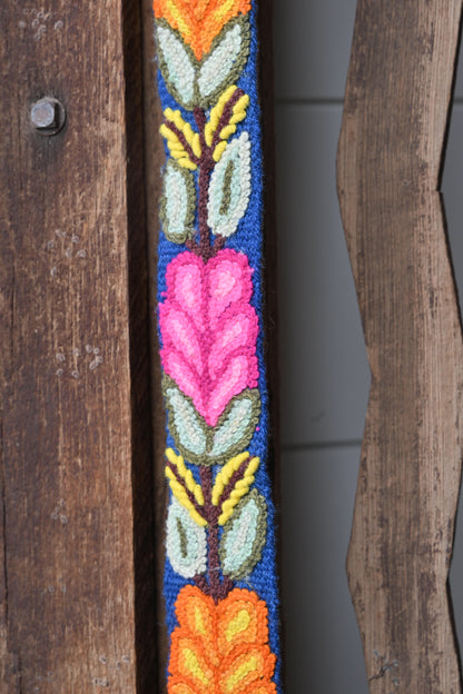 Karma Living Navy & Floral belt - L