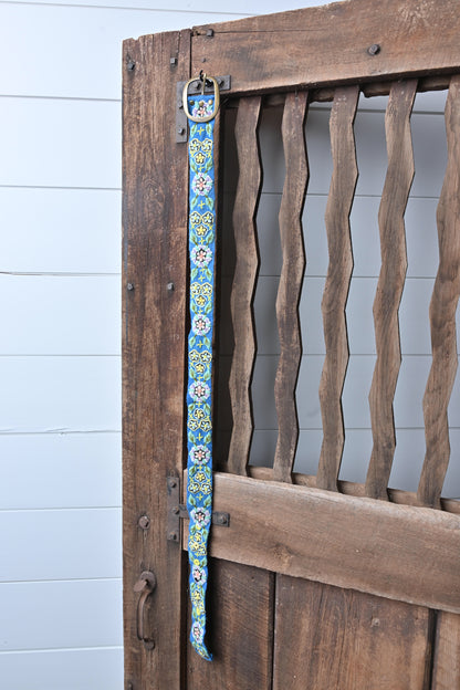 Karma Living Blue & Floral belt - M