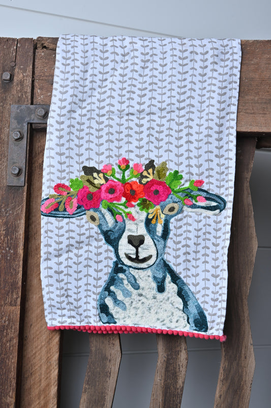 Simplicity Goat Tea Towel 19" X 27"