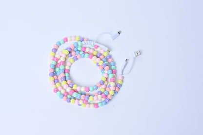 Erimish Beaded Phone Charger Sweetart