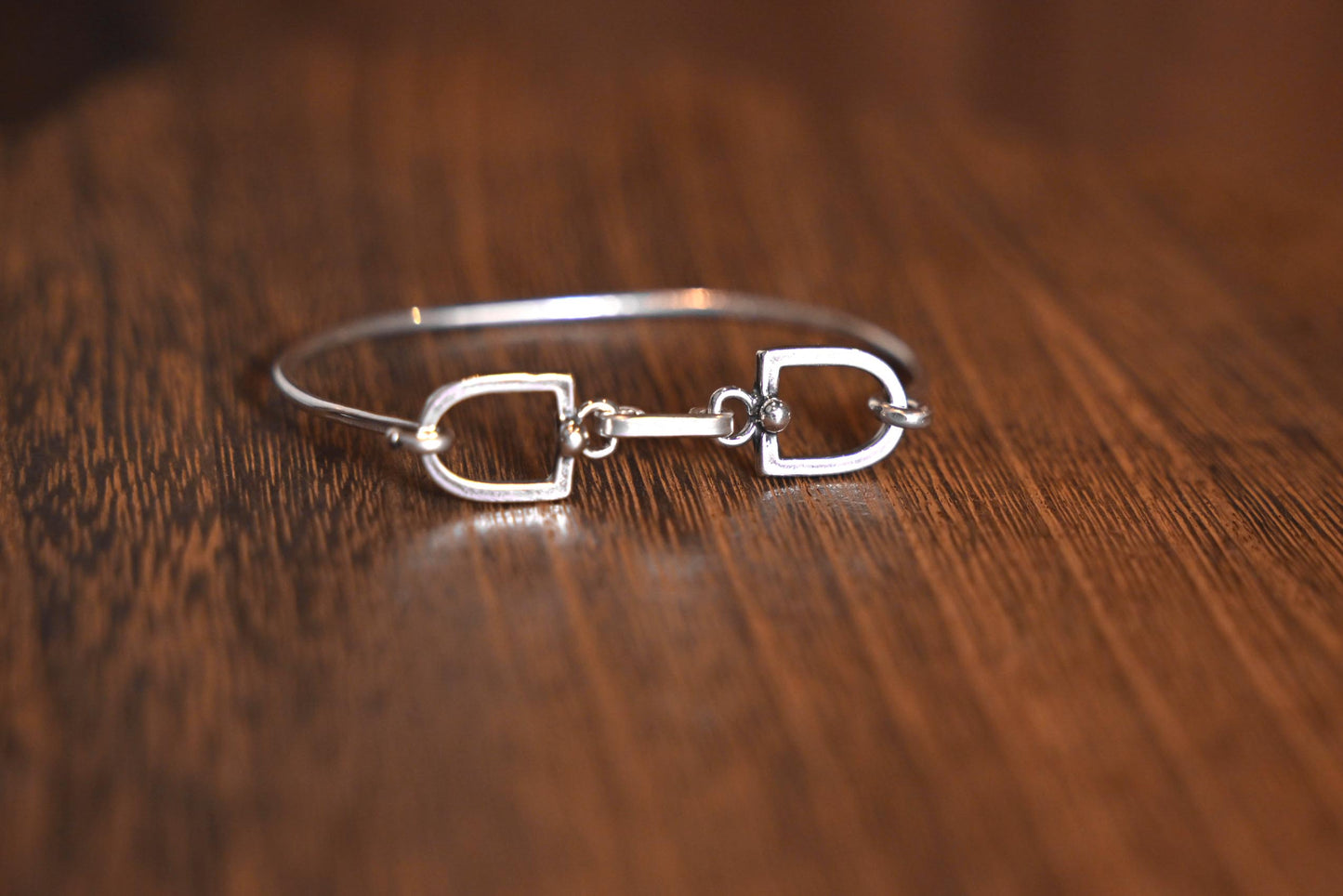 Silver Snaffle Bit Bracelet