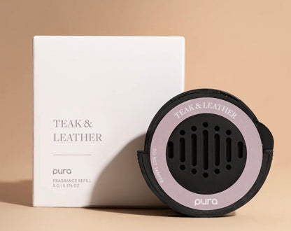 Teak & Leather Car Fragr Refill