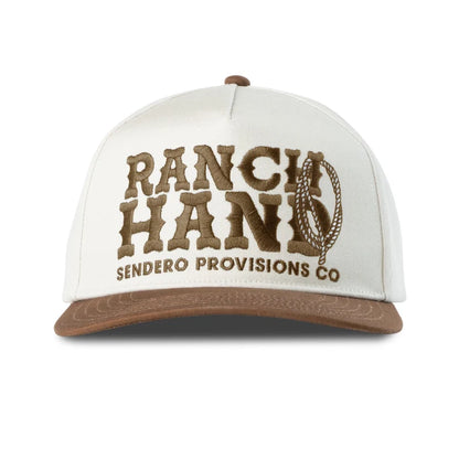 Sendero Ranch Hand Hat – Cream/Brown