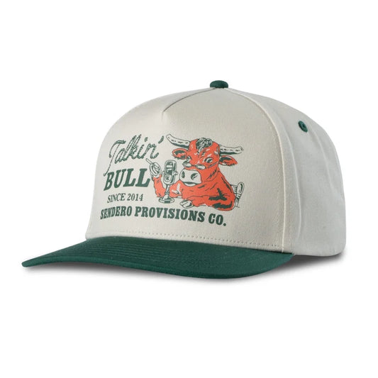 Sendero Talkin’ Bull Hat – Cream/Green
