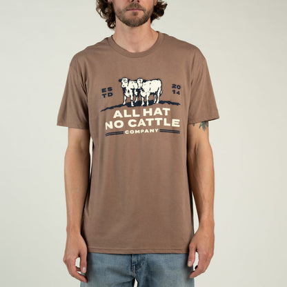 Sendero Provision Company All Hat No Cattle Brown T-Shirt