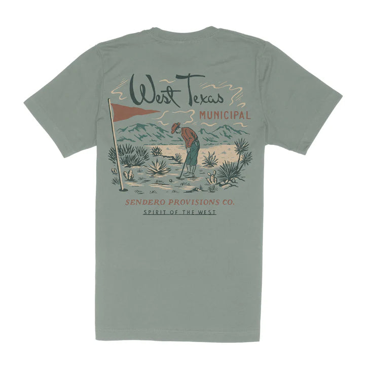 Sendero Provision Company West Texas Municipal Laguna T-Shirt