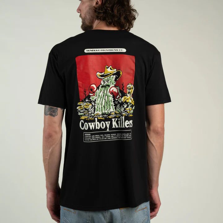 Sendero Provision Company Cowboy Killers Black T-Shirt for Men