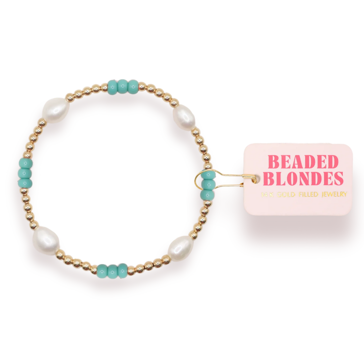 Turquoise Pearl Poppi Bracelet