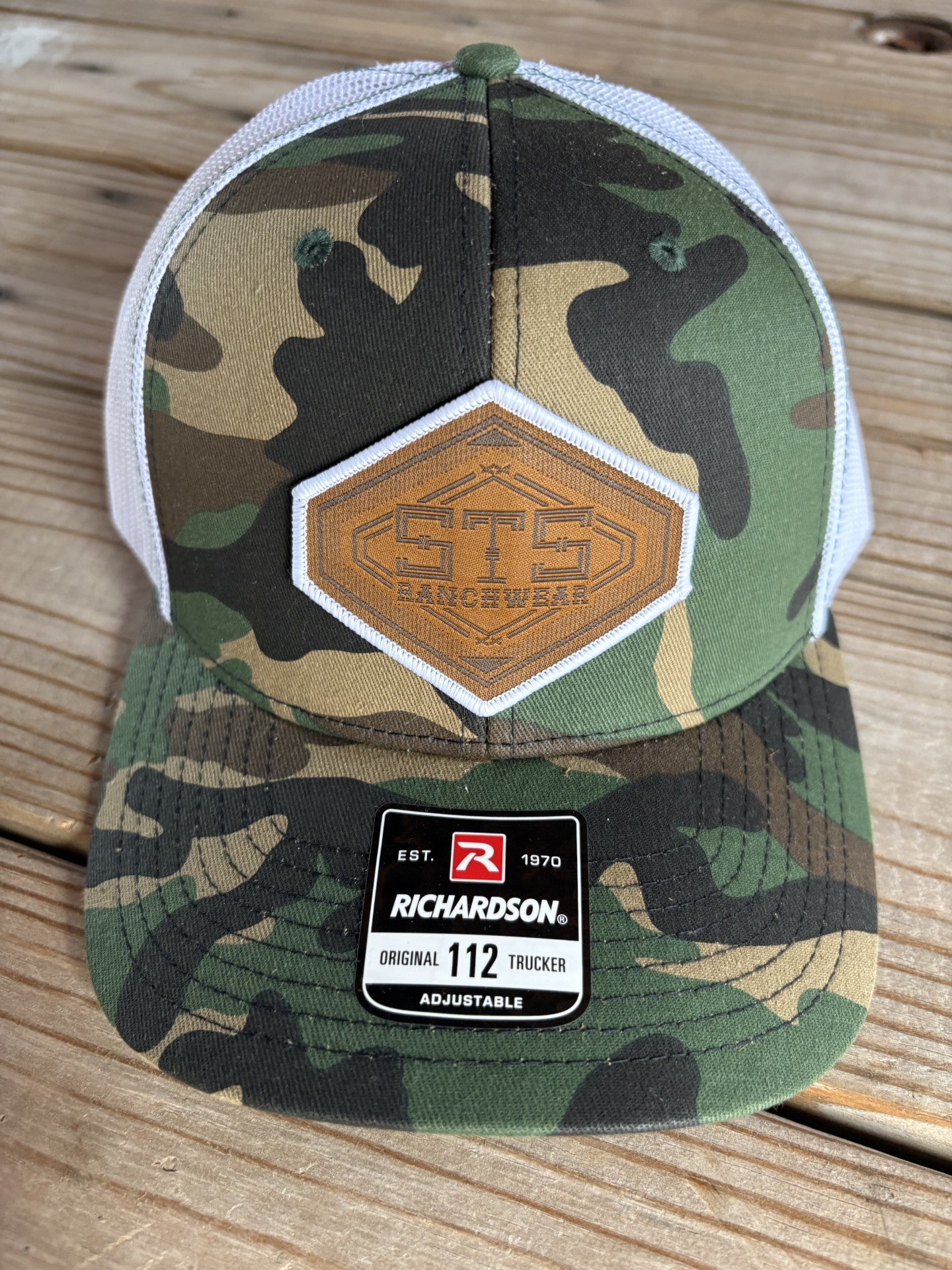 STS Camo/White - Diamond Patch