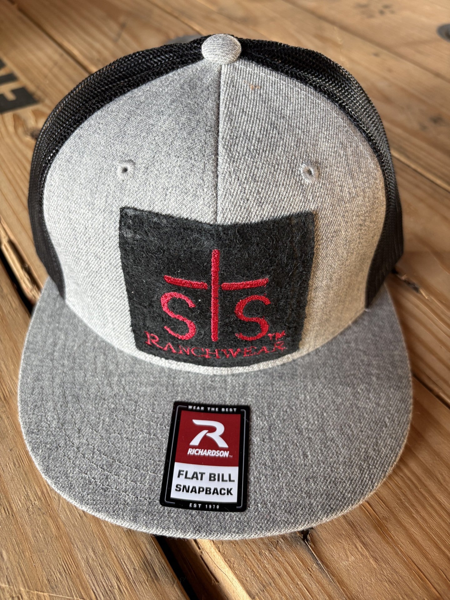 STS Gray/Black - BLK Patch