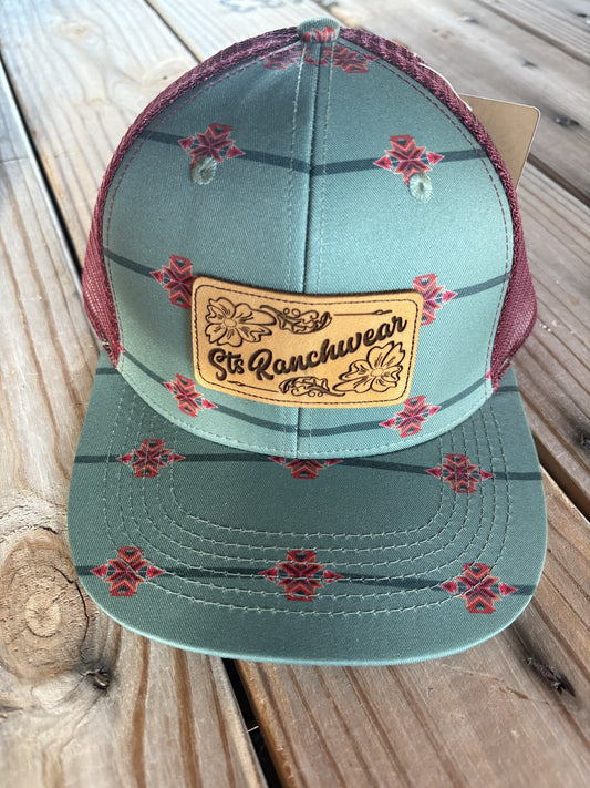 STS Turquoise Aztec Cap
