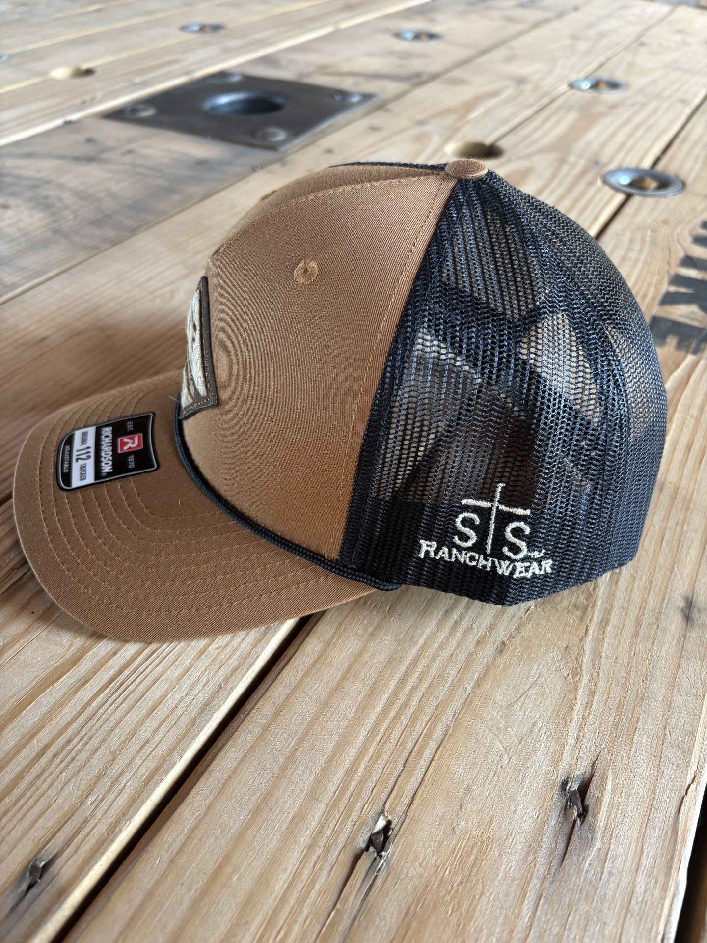 STS Ranchwear Cap with Rope - Caramel/Black