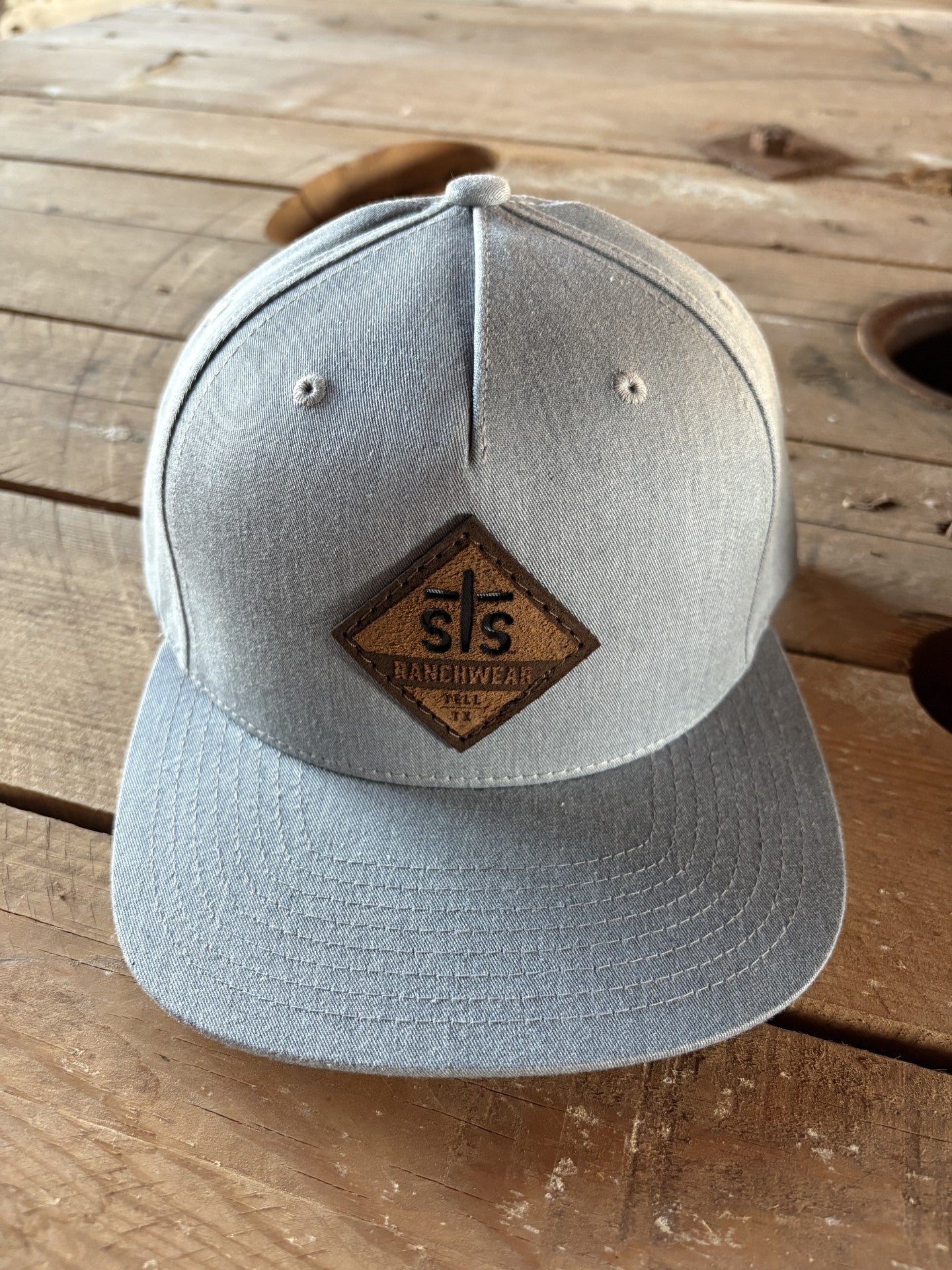 STS Solid Gray Cap - Diamond Patch