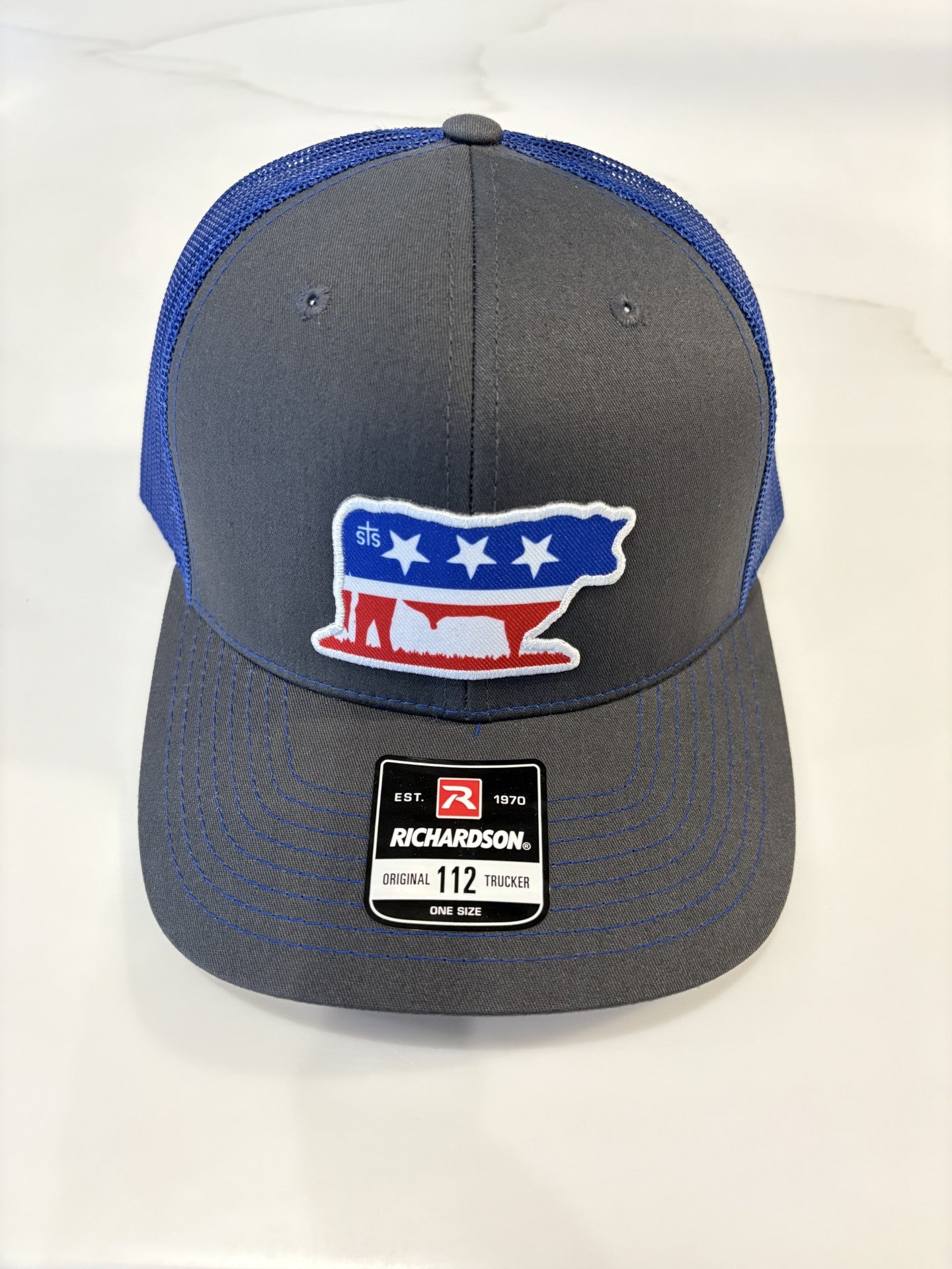 STS Gray/RB - Patriotic Bull