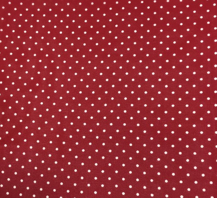 20" Cowboy Red Polka Dot Silk Scarf