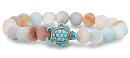 Journey Bracelet-Turtle Sky Stone