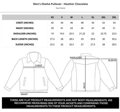 MENS OLATHE HEATHER CHOC