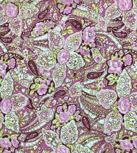 Frontier Pink Paisley Silk Scarf