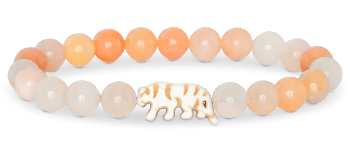 Fahlo The Prowl Bracelet – Tiger Tracking Bracelet in Hibiscus