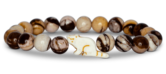 Dash Bracelet-Red Panda Himalaya Stone