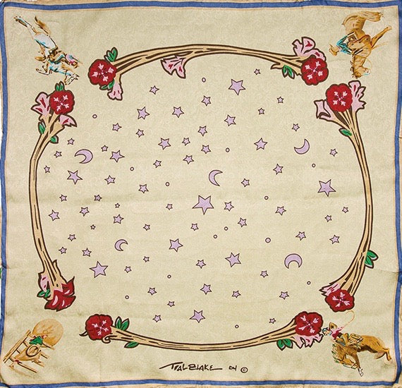 Ivory Rodeo Girls LTD Silk Scarf