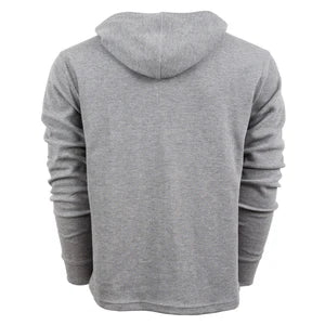 MENS ESSENTIAL HOODIE - HEATHER GRAY