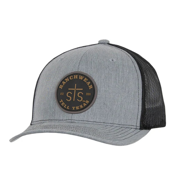 STS Charcoal Rubber Patch Hat - Heather Gray