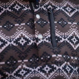 MENS WREN PULLOVER - AZTEC BLACK