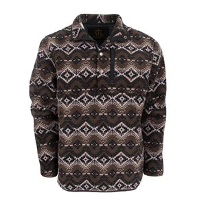 MENS WREN PULLOVER - AZTEC BLACK