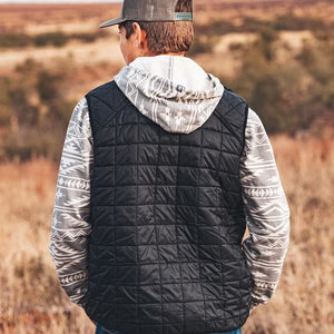 Men's Wesley - Black Puffer Vest