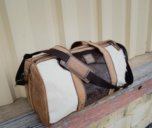 Cowhide Saltillo Duffle