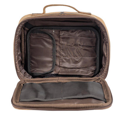 Cowhide Yukon Makeup Organizer