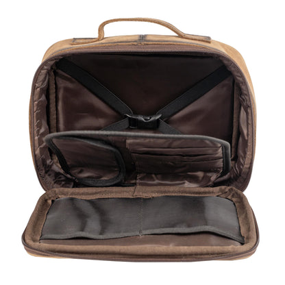 Cowhide Yukon Makeup Organizer