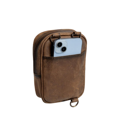 STS Ranchwear Baroness Auzlyn Leather Crossbody Bag Jennifer Smith STS Ranchwear back product image with phone angle