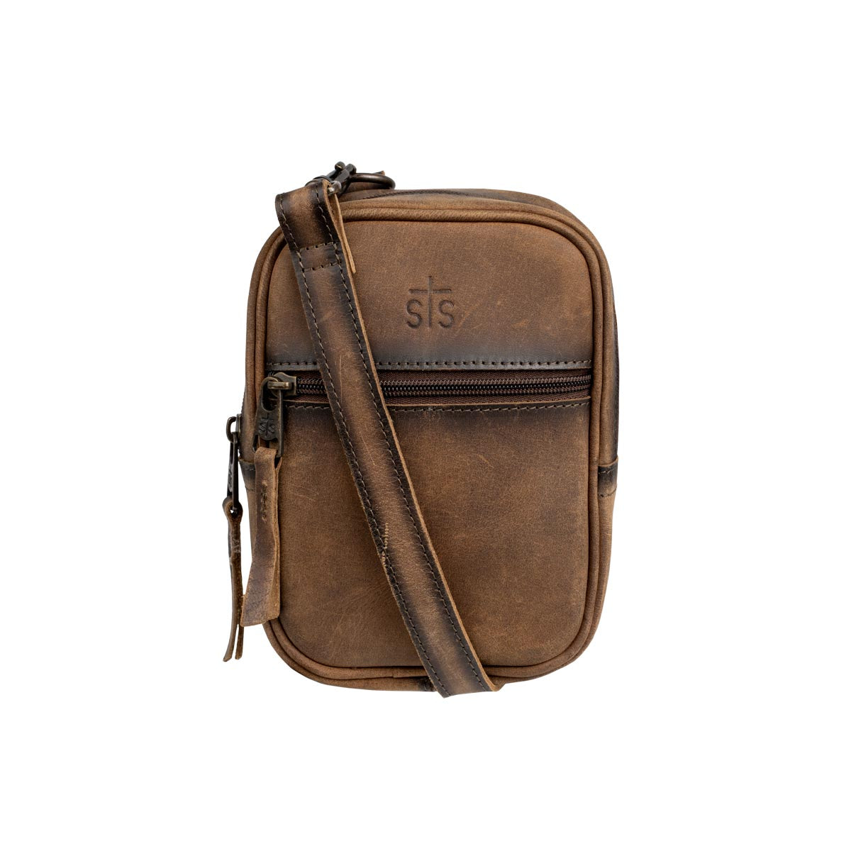 STS Ranchwear Baroness Auzlyn Leather Crossbody Bag Jennifer Smith STS Ranchwear front product image