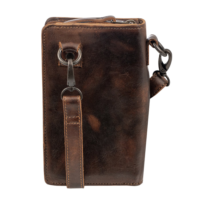STS Ranchwear Bandera Chocolate Quickdraw Crossbody Bag