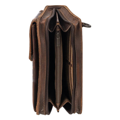 STS Ranchwear Bandera Chocolate Quickdraw Crossbody Bag