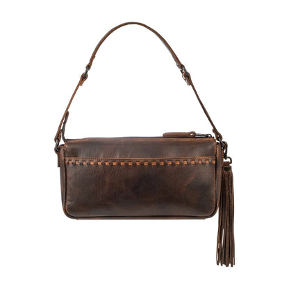 STS Ranchwear Bandera Chocolate Leather Shoulder Bag